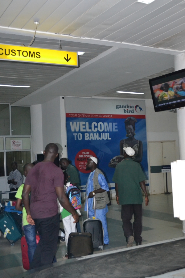 Arriving in Banjul Internationl Airport